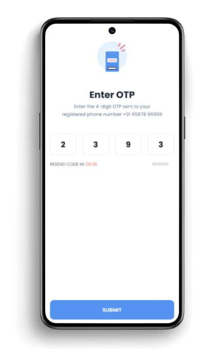 Help & Support - Enter OTP