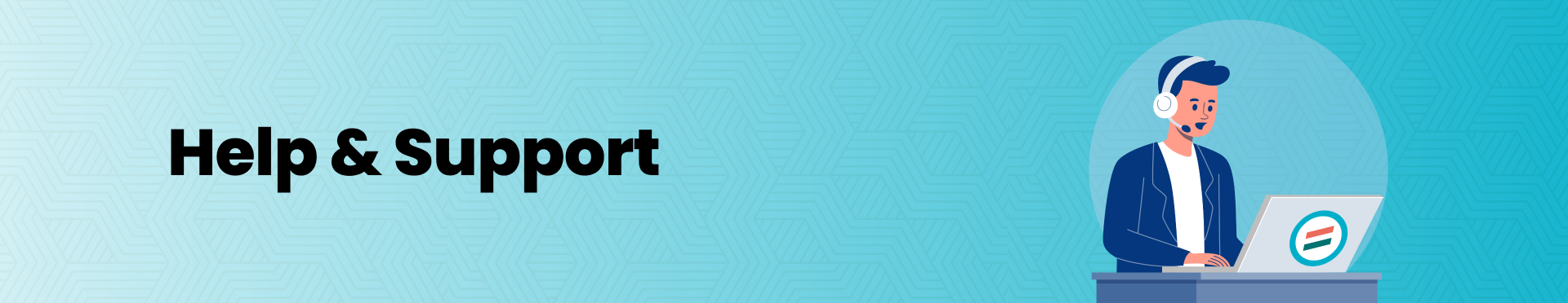 Help & Support banner