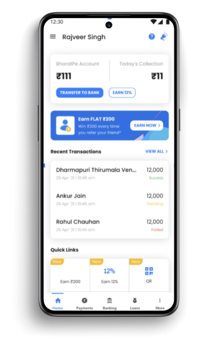 Help & Support - Home screen menu