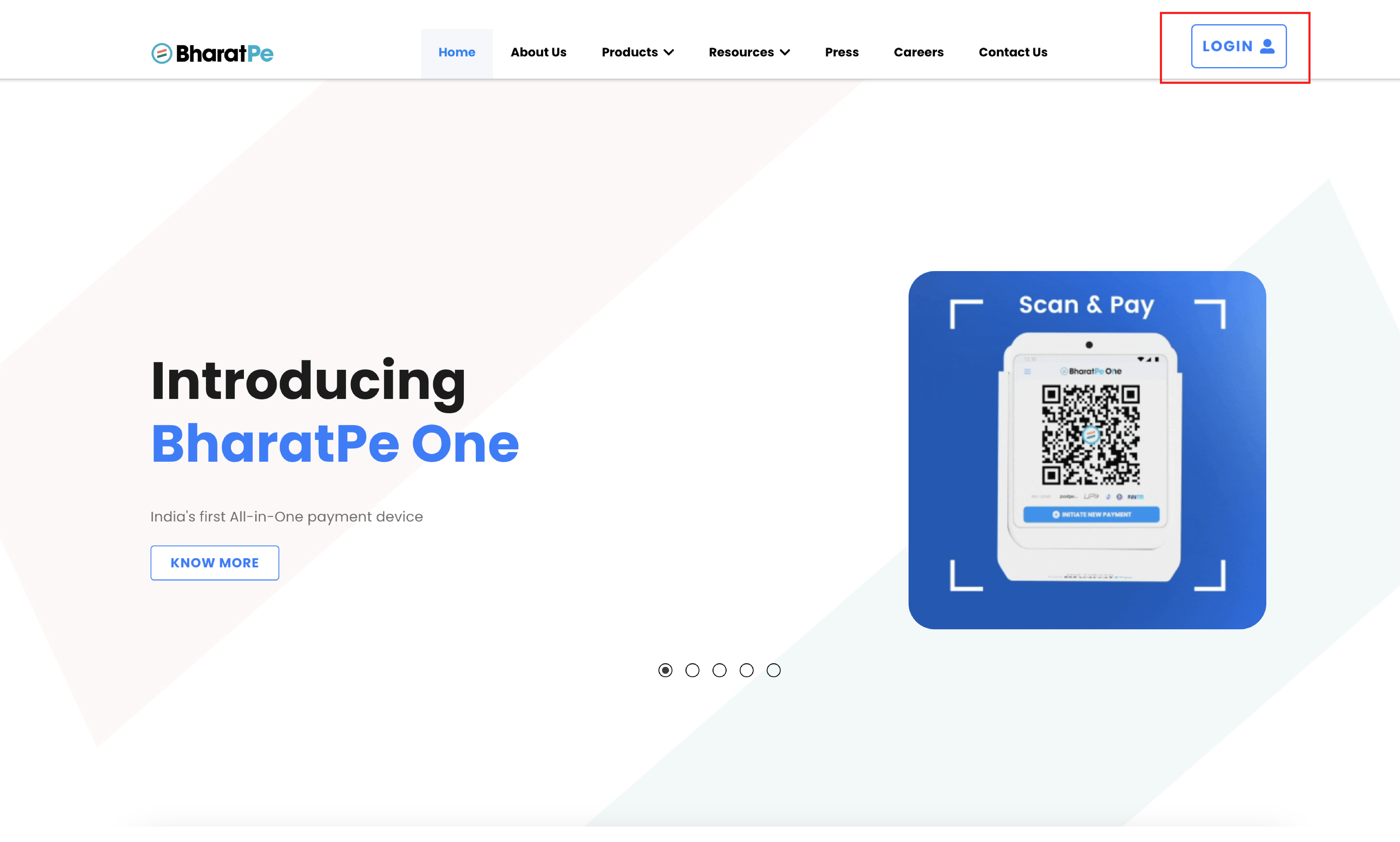 Help & Support - Website login
